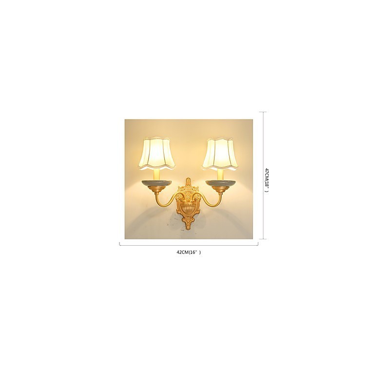 Simples Country Tradicional Clássico Latão Característica para Mini Estilo Uplight Wall Sconces Wall Light Pu