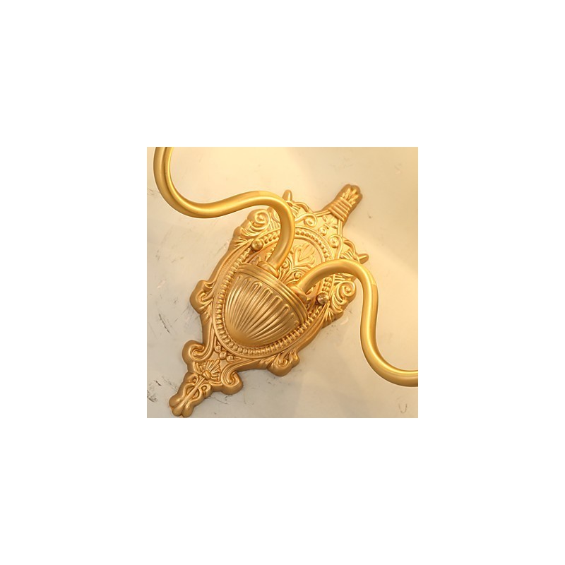 Simples Country Tradicional Clássico Latão Característica para Mini Estilo Uplight Wall Sconces Wall Light Pu