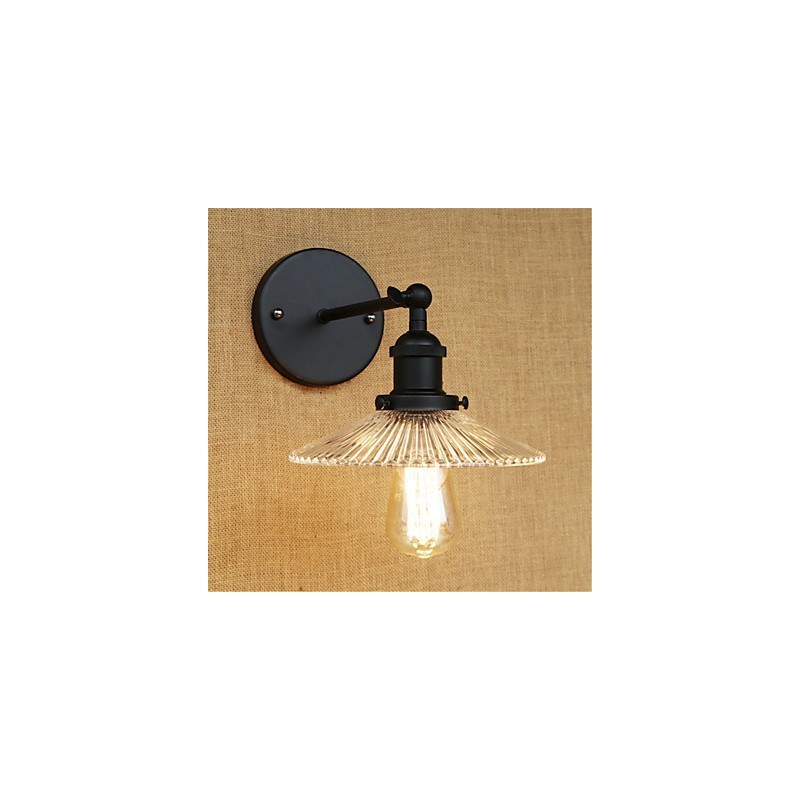 Pintura retrô country para proteção ocular em estilo mini, arandelas de parede com luz ambiente