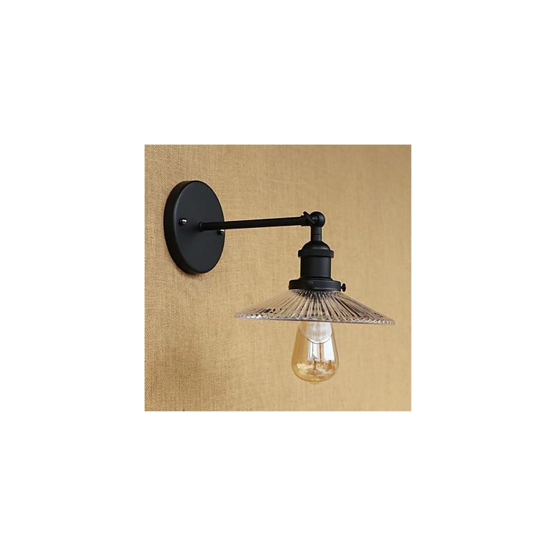 Pintura retrô country para proteção ocular em estilo mini, arandelas de parede com luz ambiente
