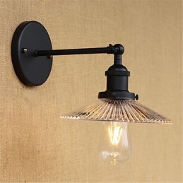 Pintura retrô country para proteção ocular em estilo mini, arandelas de parede com luz ambiente