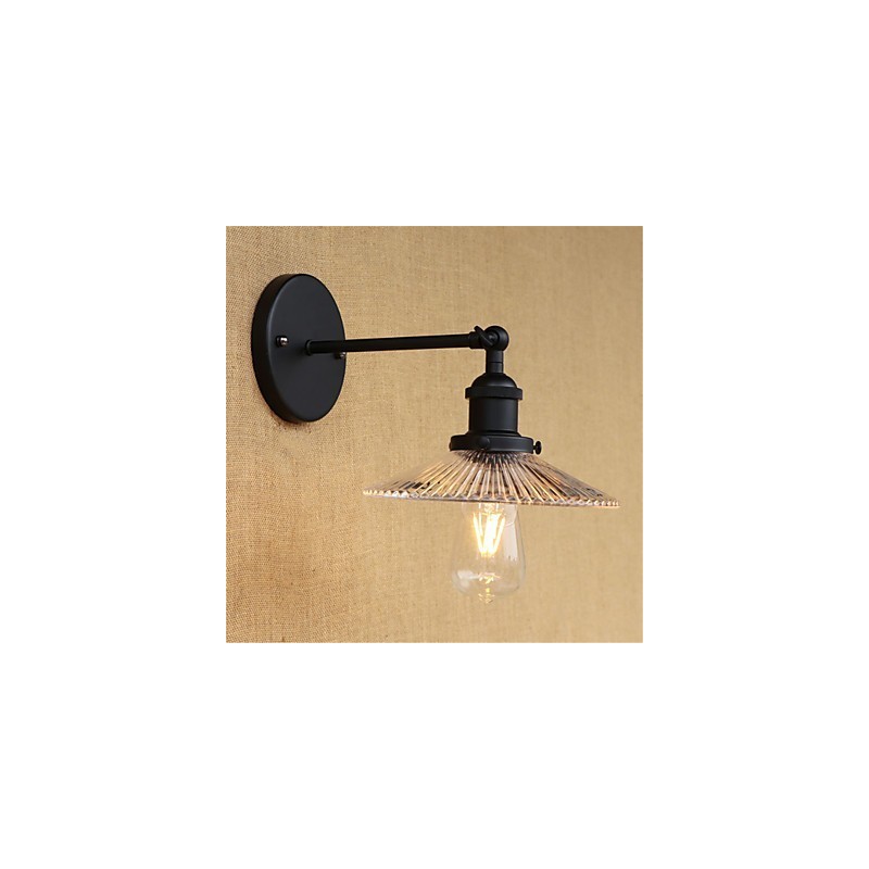 Pintura retrô country para proteção ocular em estilo mini, arandelas de parede com luz ambiente