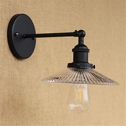 Pintura retrô country para proteção ocular em estilo mini, arandelas de parede com luz ambiente