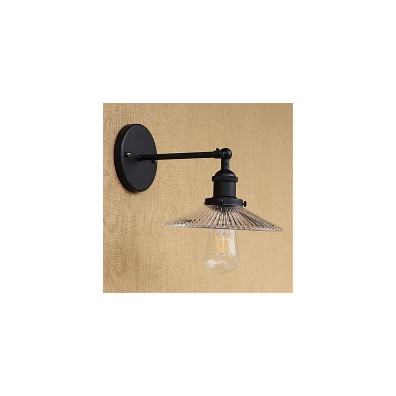 Pintura retrô country para proteção ocular em estilo mini, arandelas de parede com luz ambiente