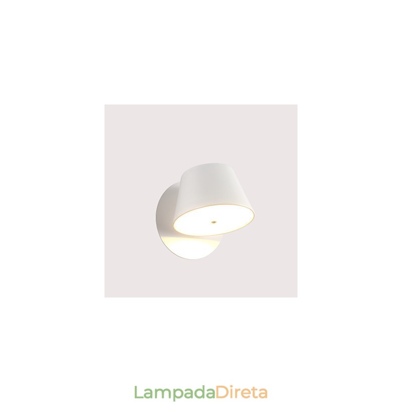 Luminária de parede moderna contemporânea com luz ambiente