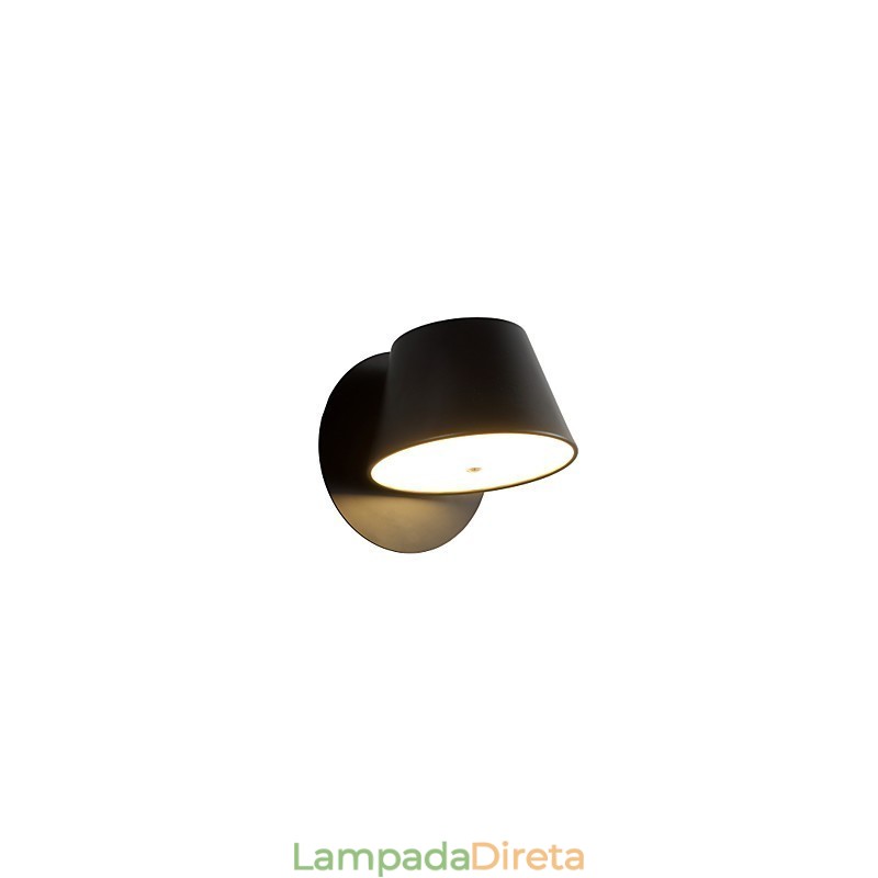 Luminária de parede moderna contemporânea com luz ambiente