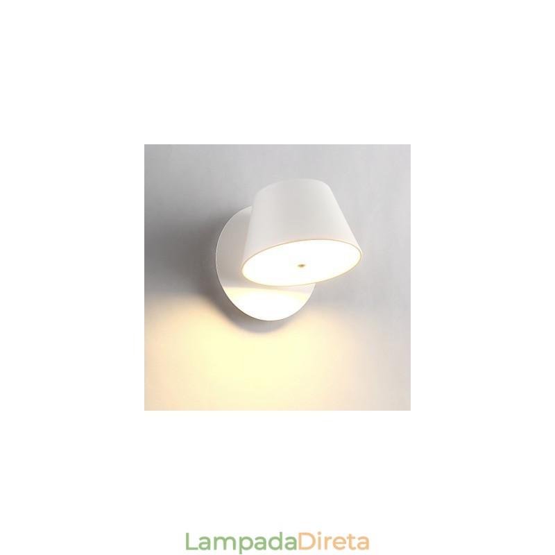 Luminária de parede moderna contemporânea com luz ambiente