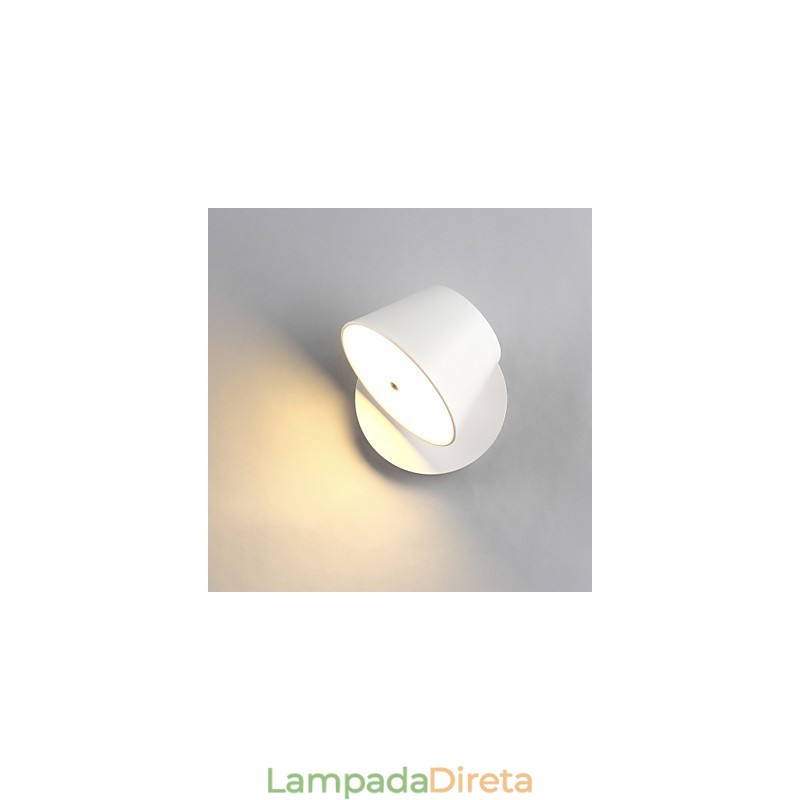 Luminária de parede moderna contemporânea com luz ambiente