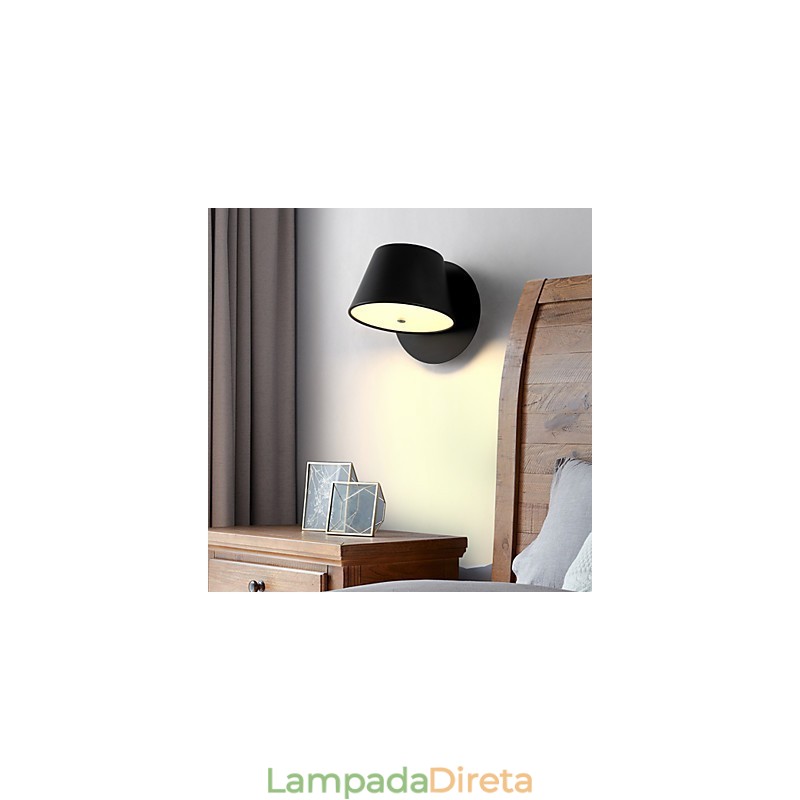 Luminária de parede moderna contemporânea com luz ambiente
