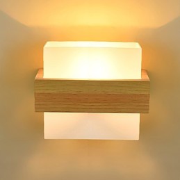 Novidade Country Feature para Mini Estilo Proteção para os olhos Luz ambiente Arandelas de cabeceira Luz noturna Criativa Varanda Lâmpada de parede