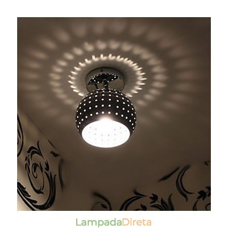 Bola porosa criativa reflexão estética absorve luz de cúpula lâmpada de ferro forjado Bola porosa criativa reflexão estética absorve luz de cúpula lâmpada de ferro forjado