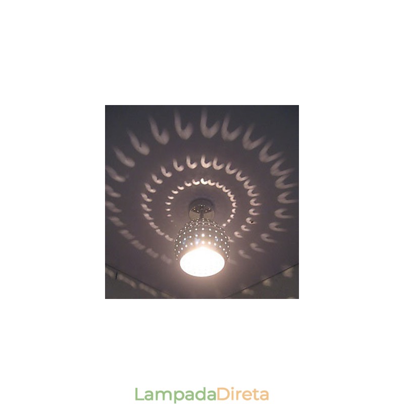 Bola porosa criativa reflexão estética absorve luz de cúpula lâmpada de ferro forjado