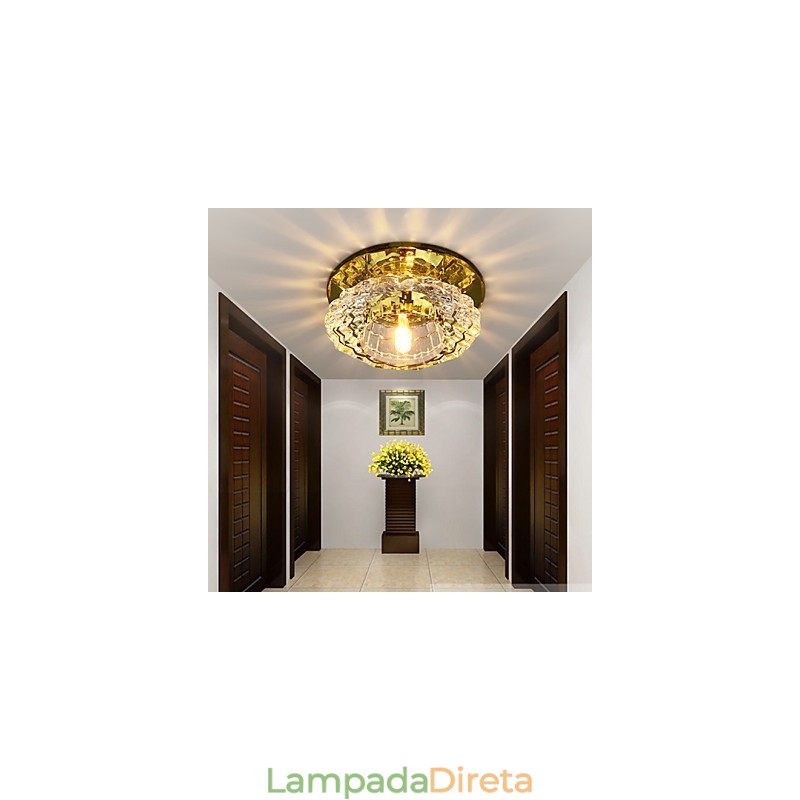 Lâmpada de cristal Smd CreativeTube Spotlight Absorve luz de cúpula