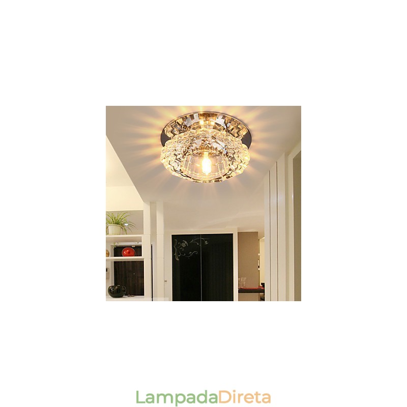Lâmpada de cristal Smd CreativeTube Spotlight Absorve luz de cúpula