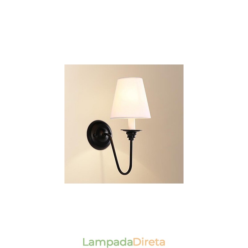 Luminária de parede moderna contemporânea galvanizada Downlight