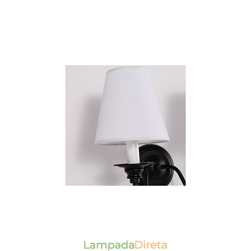 Luminária de parede moderna contemporânea galvanizada Downlight
