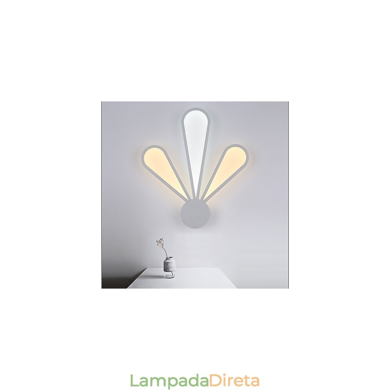 Luminárias de parede modernas estilo simplicidade acrílico sala de estar corredor quarto quartos de hotel lâmpada de cabeceira