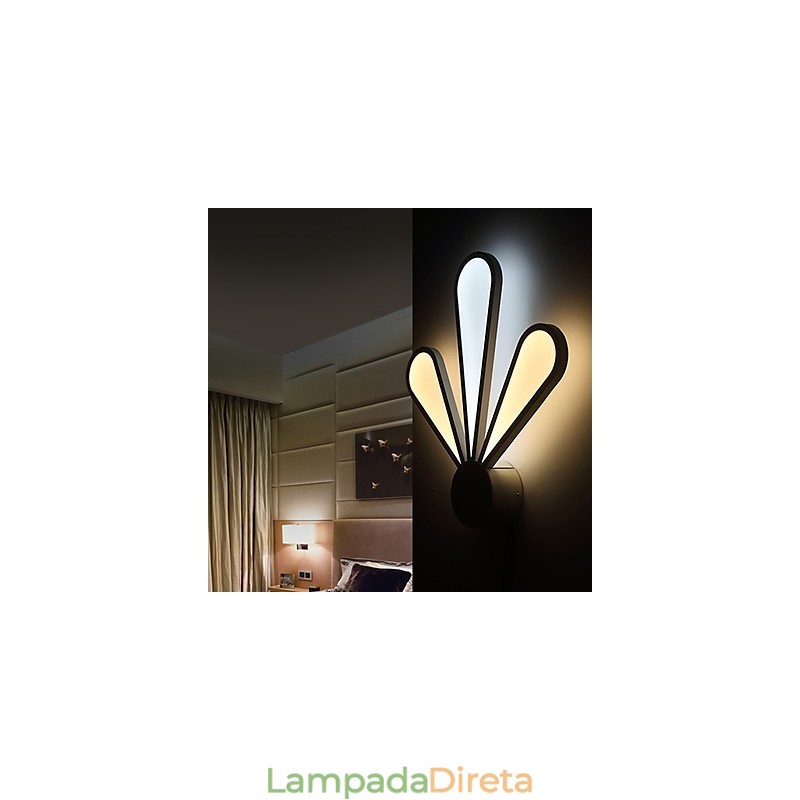 Luminárias de parede modernas estilo simplicidade acrílico sala de estar corredor quarto quartos de hotel lâmpada de cabeceira