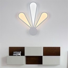 Luminárias de parede modernas estilo simplicidade acrílico sala de estar corredor quarto quartos de hotel lâmpada de cabeceira