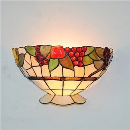 Retro Country Wall Lights Glass Shade Sala de estar Quarto Restaurante Café Bar Wall Spots