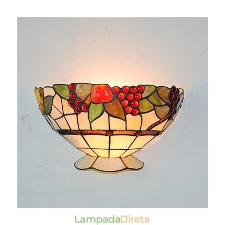 Retro Country Wall Lights Glass Shade Sala de estar Quarto Restaurante Café Bar Wall Spots Retro Country Wall Lights Glass Shade Sala de estar Quarto Restaurante Café Bar Wall Spots
