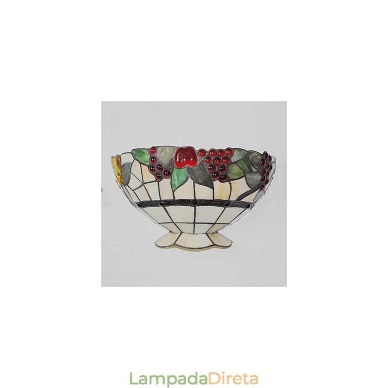 Retro Country Wall Lights Glass Shade Sala de estar Quarto Restaurante Café Bar Wall Spots