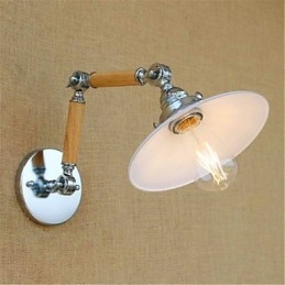 Recurso cromado contemporâneo moderno para luz ambiente de braço oscilante, luzes de braço oscilante, luz de parede