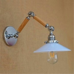 Recurso cromado contemporâneo moderno para luz ambiente de braço oscilante, luzes de braço oscilante, luz de parede