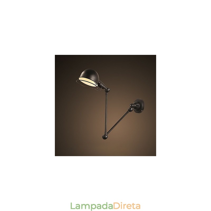 Luzes de braço oscilante modernas e contemporâneas de metal