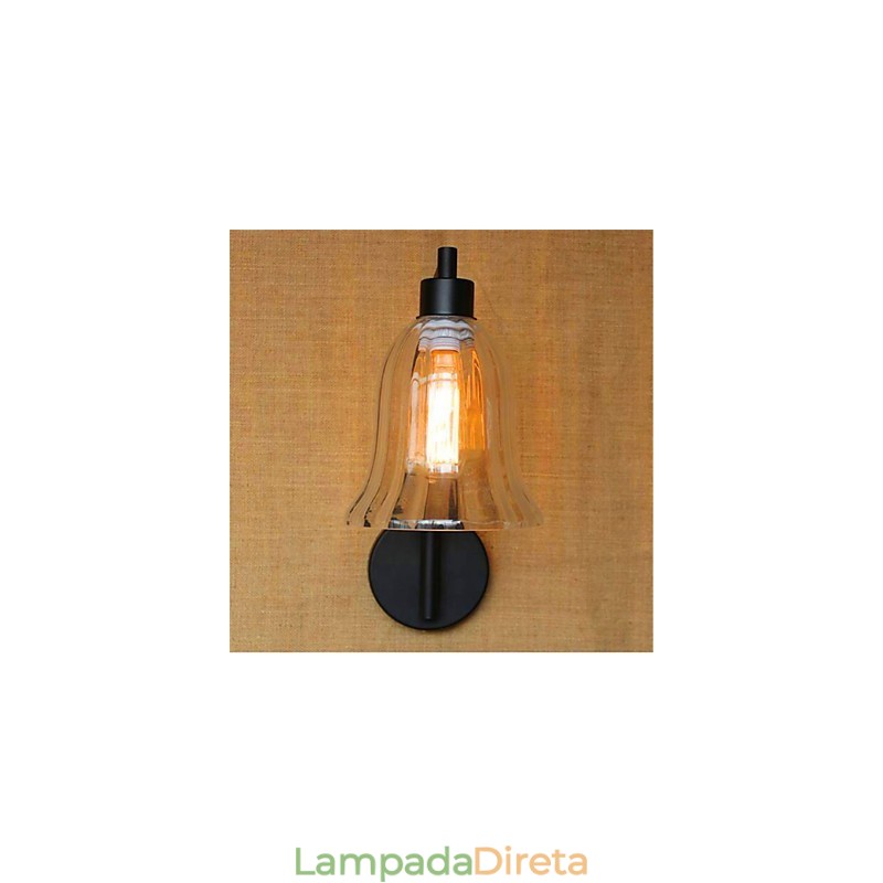 Recurso de acabamento em óxido preto rústico para braço articulado para luz ambiente