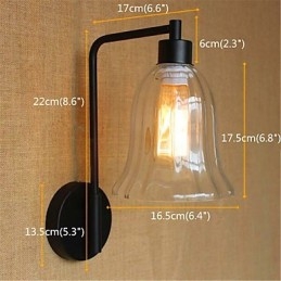 Recurso de acabamento em óxido preto rústico para braço articulado para luz ambiente
