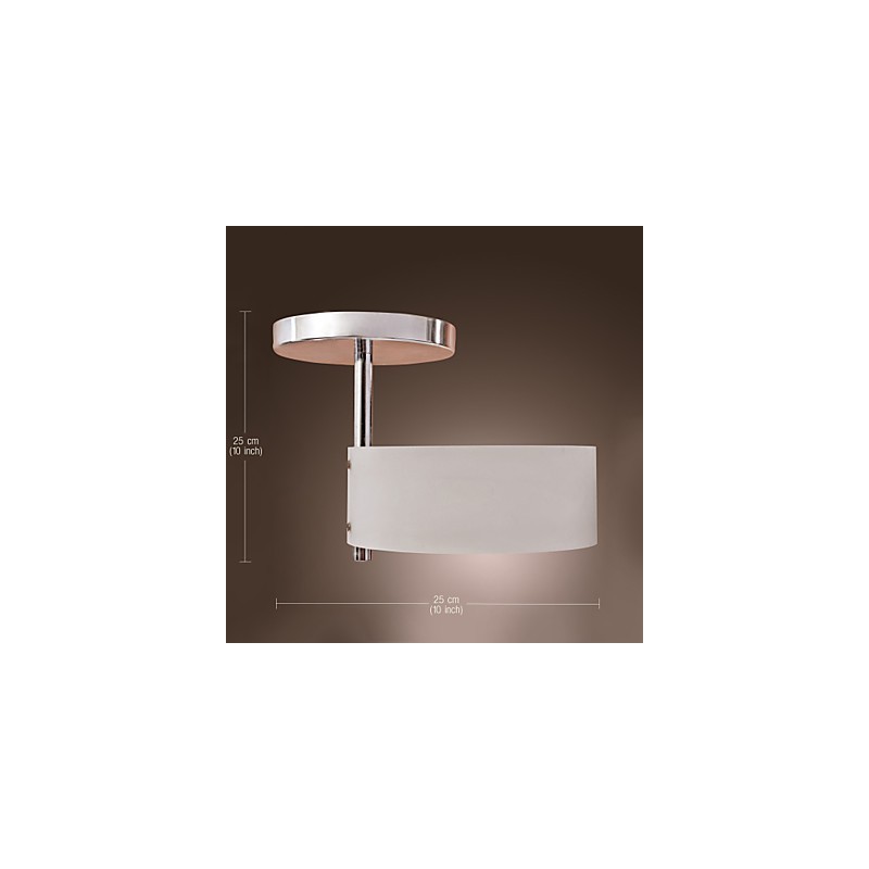 Lustre moderno e contemporâneo estilo mini metal cromado montagem embutida garagem