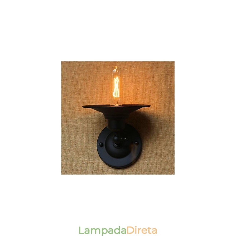 Pintura rústica estilo country para arandelas de parede com luz ambiente e braço articulado
