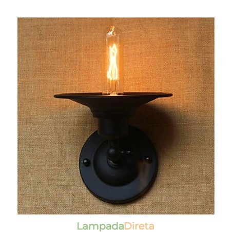 Pintura rústica estilo country para arandelas de parede com luz ambiente e braço articulado Pintura rústica estilo country para arandelas de parede com luz ambiente e braço articulado