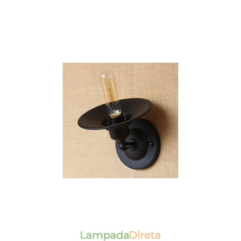 Pintura rústica estilo country para arandelas de parede com luz ambiente e braço articulado