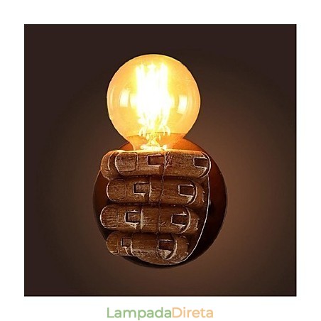 Pintura rústica de chalé para arandelas de parede com luz ambiente Pintura rústica de chalé para arandelas de parede com luz ambiente
