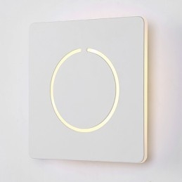Pintura contemporânea moderna integrada para arandelas de parede com luz ambiente