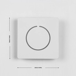 Pintura contemporânea moderna integrada para arandelas de parede com luz ambiente