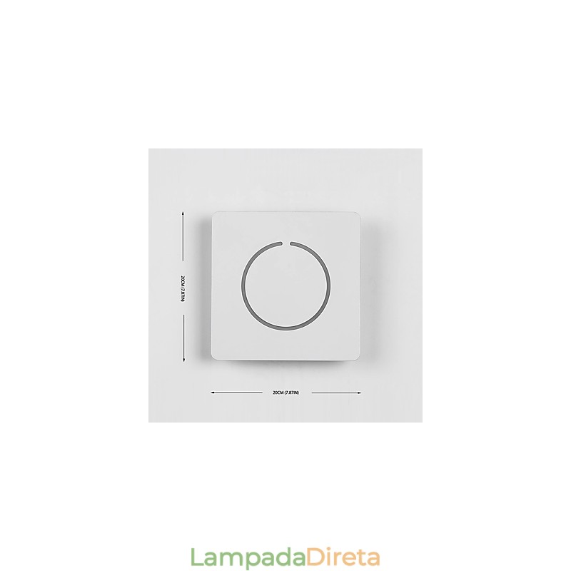 Pintura contemporânea moderna integrada para arandelas de parede com luz ambiente