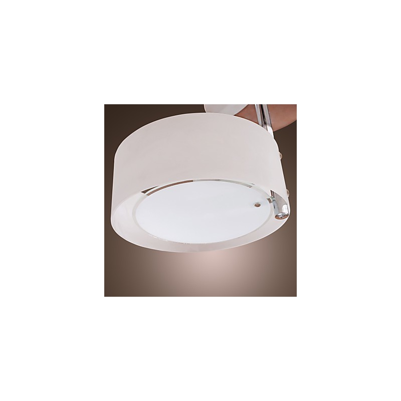 Lustre moderno e contemporâneo estilo mini metal cromado montagem embutida garagem