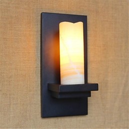 Pintura retrô country, recurso para proteção ocular, arandelas de parede com luz ambiente, luminária de parede