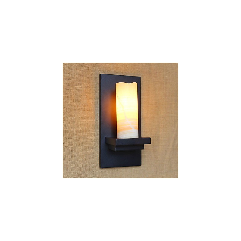 Pintura retrô country, recurso para proteção ocular, arandelas de parede com luz ambiente, luminária de parede