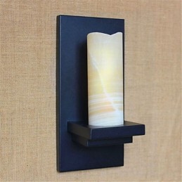Pintura retrô country, recurso para proteção ocular, arandelas de parede com luz ambiente, luminária de parede