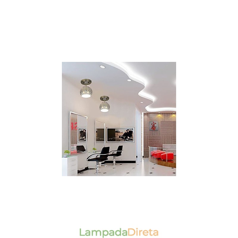 Mini estilo contemporâneo moderno metal galvanizado montagem embutida