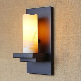 Pintura retrô country, recurso para proteção ocular, arandelas de parede com luz ambiente, luminária de parede