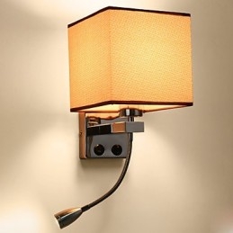 Recurso eletrogalvanizado contemporâneo moderno para arandelas de parede com luz ambiente