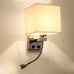 Recurso eletrogalvanizado contemporâneo moderno para arandelas de parede com luz ambiente