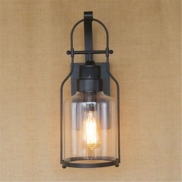 Lodge rústico Country Retro Black Oxide Finish Recurso para proteção ocular Luz ambiente