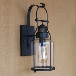 Lodge rústico Country Retro Black Oxide Finish Recurso para proteção ocular Luz ambiente