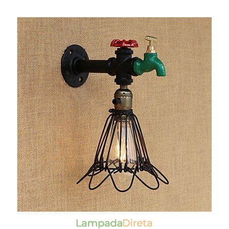 Recurso de pintura retrô country para arandelas de parede de luz ambiente estilo mini Recurso de pintura retrô country para arandelas de parede de luz ambiente estilo mini